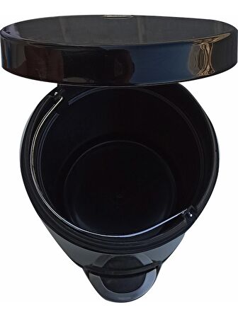 Penta 5 Litre Çöp Kovası Siyah Pedallı Çöp Kovası