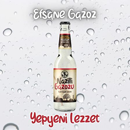 Yöresel Nazilli Gazozu 250 Ml. - Efsane Yerel Gazoz - 24'lü Paket (24 Adet x 250 Ml.)