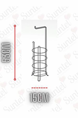 Tuvalet Kağıtlık Wc Kağıtlığı Tuvalet Kağıdı Standı Yedekli Tuvalet Kağıt Askısı