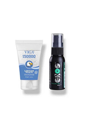 Lubricant Kayganlaştırıcı Jel 50 ML + Eros Sprey