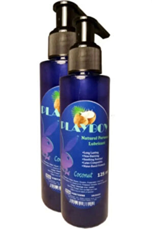 Coconut Flavor Natural Personal Lubricant 125ml Hindistancevizli Kayganlaştırıcı X 2 Adet