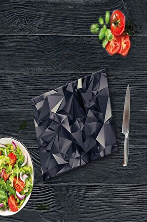 Kara Ayna | Cam Kesme Tahtası - Cam Kesme Tablası | 30 Cm X 40 Cm