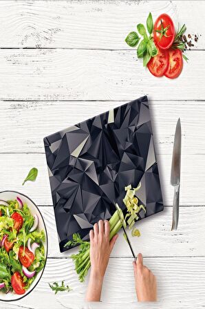 Kara Ayna | Cam Kesme Tahtası - Cam Kesme Tablası | 30 Cm X 40 Cm
