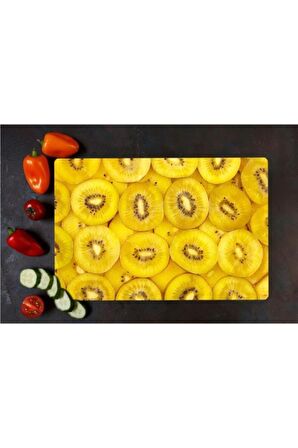 Saban Altın Kivi Cam Kesme Tahtası - Cam Kesme Tablası | 30 Cm X 40 Cm