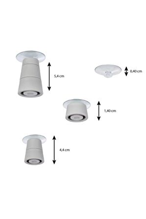 Dekoratif Cam Ocak Koruyucu ve Kesim Tahtası Beyaz Orkide 60cm x 52cm 2 Parça, 4'lü Ocaklar