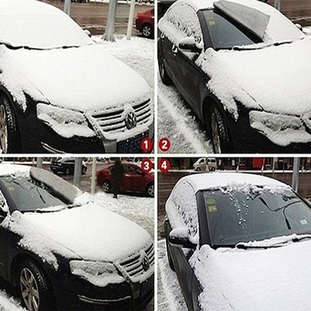 Araç Ön Cam Buzlanma Önleyici Branda
