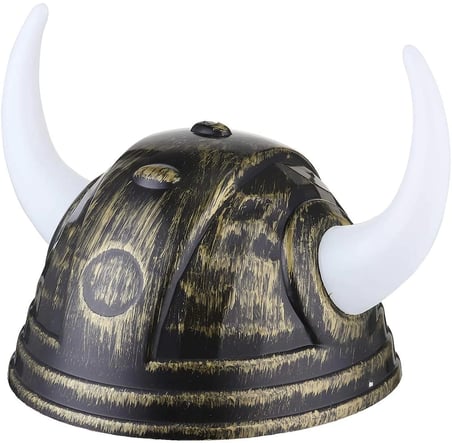 Viking Asteriks Başlığı Altın Renk