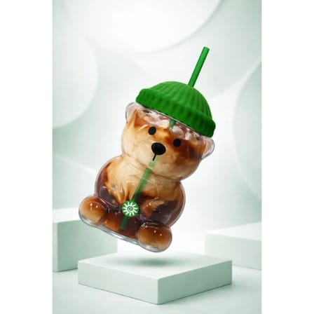 Bearista Plastik Soğuk İçecek Bardağı