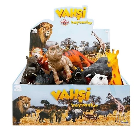 S00000725 VAHŞİ HAYVANLAR FOAM SESLİ 27CM -SUN - 1 adet stokta olan gönderilir