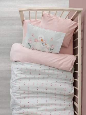 Cotton Box Bebek Nevresim Takımı Mamiduck Pembe
