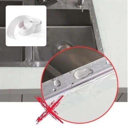 6 lı Su Sızdırmaz Banyo Mutfak Lavabo Küvet İzolasyon Şerit Bant Pratik Ürün