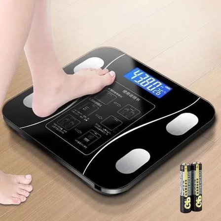 Akıllı Kablosuz Dijital Banyo Ve Vücut Yağ Ağırlık Ölçeği Vücut Kompozisyonu Analizörü Bluetoothlu T
