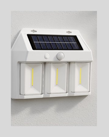Dış Mekan Solar Duvar Lambası – 120° Hareket Algılama, 3 Işık Modu