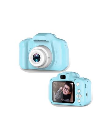 Mavi Şarjlı Mini Kamera HD Video Fotoğraf Çekimli Genişletilebilir Hafızalı