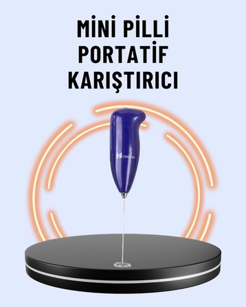 Portatif Kahve Köpürtücü – Latte, Cappuccino, Milkshake ve Puding Yapıcı