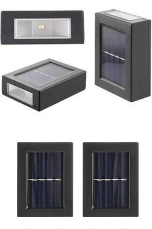 Solar Güneş Enerjili Çift Taraflı Duvar Lambası Çift Taraflı Duvar Lamba Güneş Enerjili