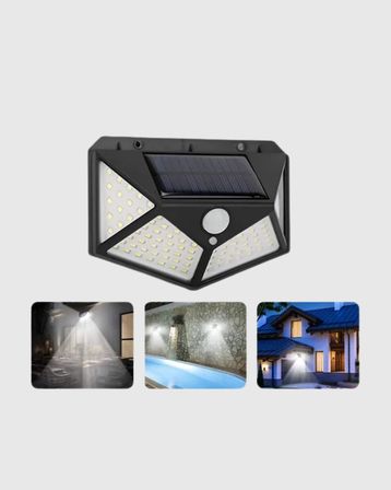 Solar Güçlü 100 LED Bahçe Lambası – Enerji Tasarruflu, Suya Dayanıklı ve Geniş Açılı Işık