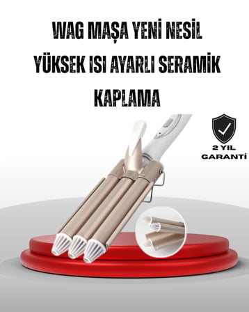 Ayarlanabilir Isı Ayarıyla Profesyonel Bukle Maşası – Hızlı ve Nazik Şekillendirme