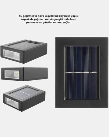 Dayanıklı Solar Aplik Hava Koşullarına Dayanıklı Dış Mekan Işığı