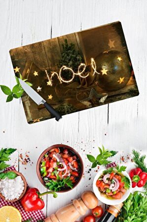 Noel | Cam Kesme Tahtası - Cam Kesme Tablası | 30 cm x 40 cm