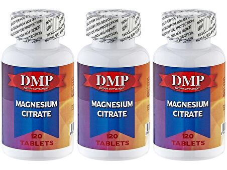 Dmp Magnezyum Sitrat 3x120 Tablet Magnesium Citrate 