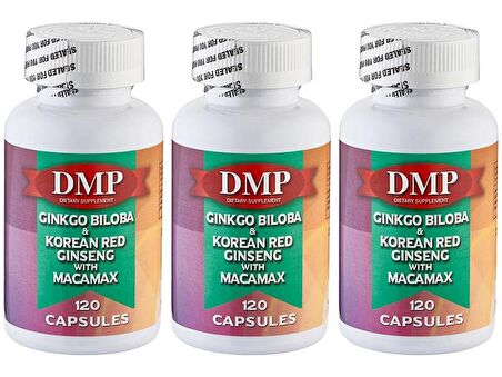 Dmp Ginkgo Biloba Korean Red Ginseng Macamax 3x120 Kapsül 