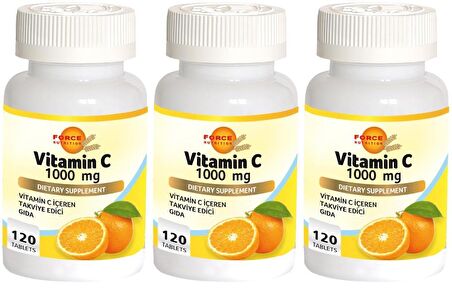 Vitamin C Vitamini 1000 Mg 3x120 Tablet