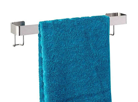 Saban Premium Plus Tekli Havlu Askısı – Parlak Paslanmaz Çelik, 40.5 cm