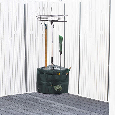 Saban Köşe Tipi Çok Amaçlı Temizlik Seti Organizeri – Süpürge, Faraş ve Temizlik Malzemesi Düzenleyici