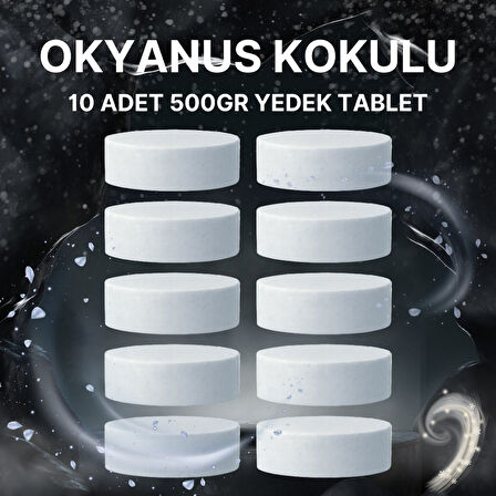 5 Adet 2x500 gr Nem Alıcı Rutubet Ve Küf Önleyici Yedek Tablet Okyanus