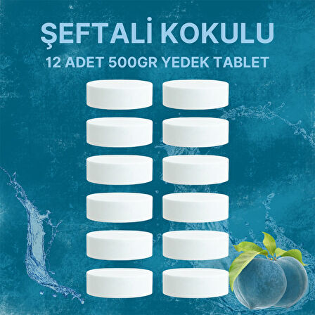 6 Adet 2x500 gr Nem Alıcı Rutubet Ve Küf Önleyici Yedek Tablet Şeftali