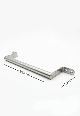 Paslanmaz Çelik Havluluk Duvara Monte Banyo Havlu Askılığı Gümüş 25 Cm