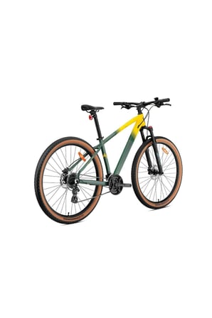 27.5J XC 150 24V HD DAĞ BİSİKLETİ - MAT YEŞİL SARI FÜME - 38 KADRO
