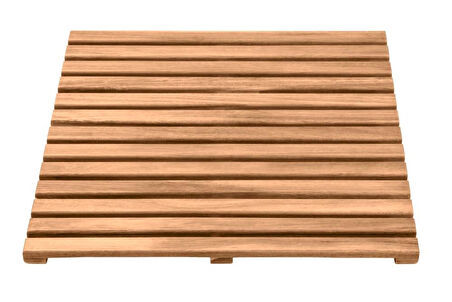 Saban Bambu Paspas İç ve Dış Mekan Duş,Banyo,Havuz 55 x 55 cm