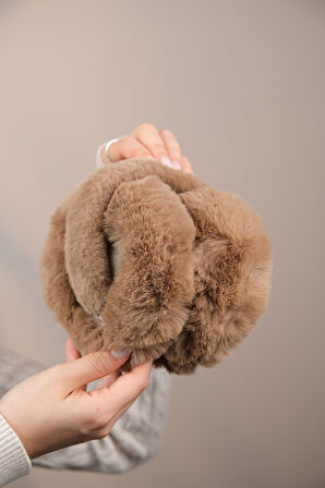 SOĞUKTAN KORUYUCU SOFT PELUŞ KATLANABİLİR KULAK KORUYUCU KULAKLIK