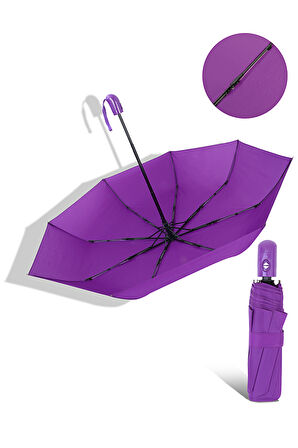ŞEMSİYE MOR TAM OTOMATİK RÜZGARA DAYANIKLI