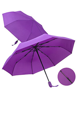 ŞEMSİYE MOR TAM OTOMATİK RÜZGARA DAYANIKLI