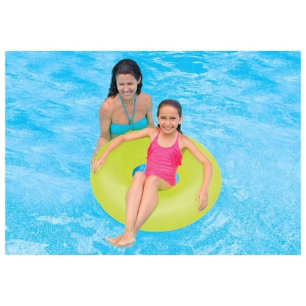 Neon Simit - Şişme Fosforlu Simit - Neon Deniz Simidi - Neon Şişme Simit - Renkli Fosforlu Simit 91 Cm.