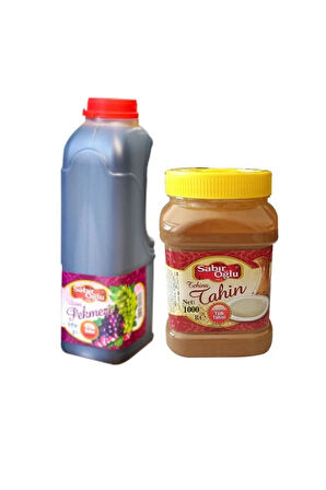 SABIROĞLU BOZKIR TAHİNİ 1000 GR & SABIROĞLU ÜZÜM PEKMEZİ 950 GR 