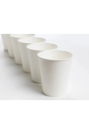 YENİ ÜRÜN Tek kullanımlık Beyaz 7 Oz 200 Adet Karton Bardak Desensiz Akmaz Kokusuz 1.kalite