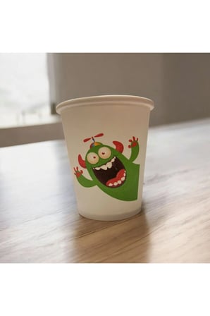 Doğumgünü konseptli Tek kullanımlık 7 Oz 100 Adet Karton Bardak