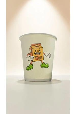 Süngerbob Doğumgünü Etkinlik Parti temalı Tek kullanımlık 7 Oz 50 Adet Karton Bardak