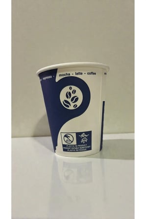 Üreticiden 1500 Adet Tek Kullanımlık KOLİ Kalın 7 Oz Vending Büyük Boy Karton Bardak Desenli Akıtmaz