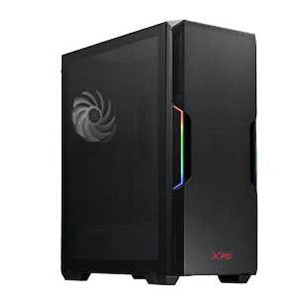  XPG Starker ARGB Temperli Cam USB 3.0 Mid Tower ATX Siyah Gaming Kasa (BLACK STARKER-BKCWW)