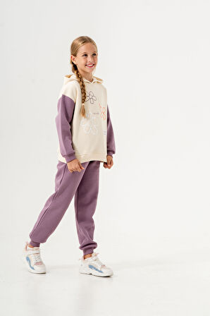 Kız Çocuk Smile Kids Baskılı Alt Üst Takım