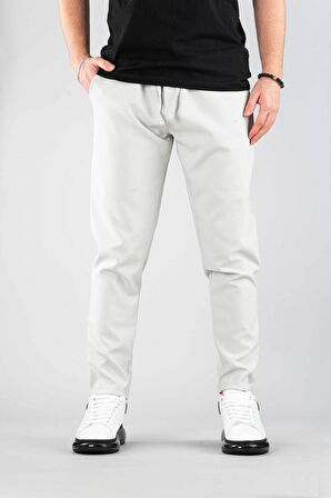Erkek Jogger Pantolon Beli Lastikli İpli Pamuklu Rahat Boyfriend Pantolon