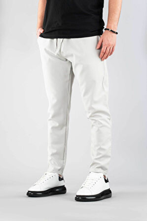 Erkek Jogger Pantolon Beli Lastikli İpli Pamuklu Rahat Boyfriend Pantolon