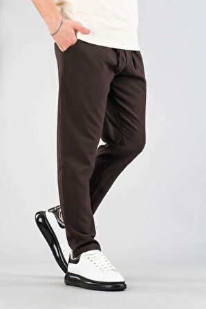 Erkek Jogger Pantolon Beli Lastikli İpli Pamuklu Rahat Boyfriend Pantolon
