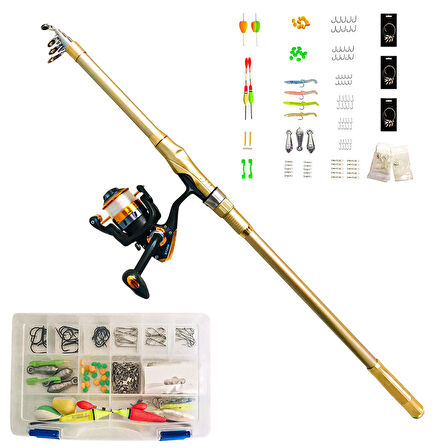 Hızlı Balık 125 Parça Hazır olta seti 210 cm 001