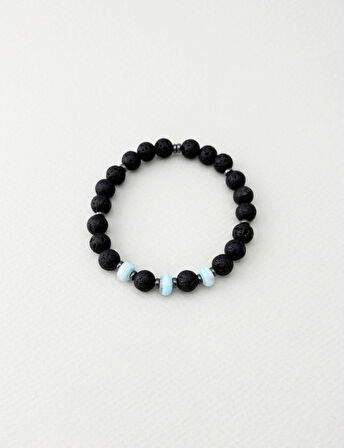 Lav Taşı, Mavi Murano Cam Bileklik